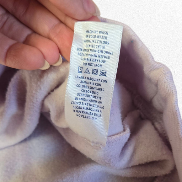 Splendid Lavender Purple Tie Dye Crewneck Light Relaxed Sweatshirt Size Medium - Picture 3 of 8